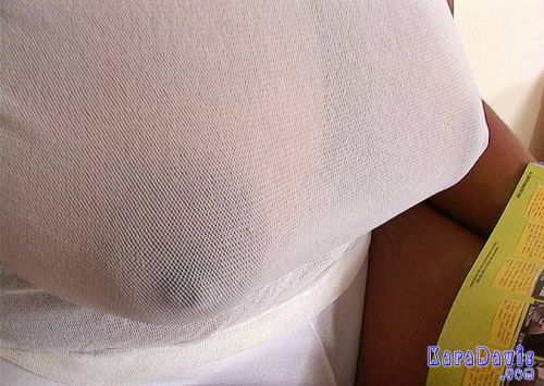 Ebony Akara Richards getting jizz on her face