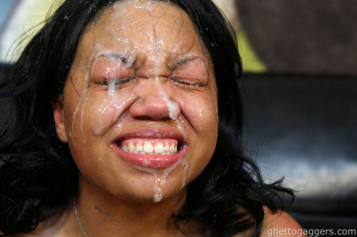 Massive load on Alana Moore face