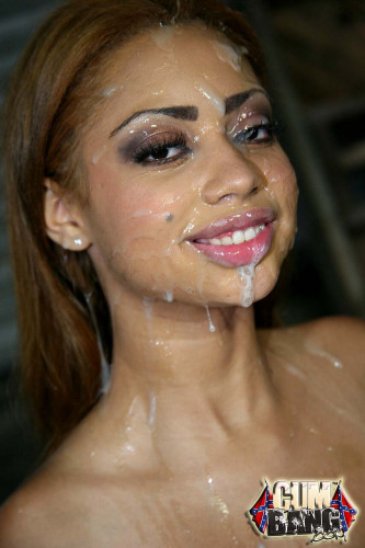 Angel Cummings gang bang party