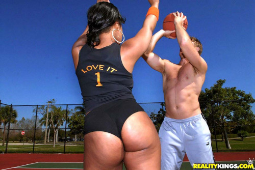 Aryana Adin relishing white cock