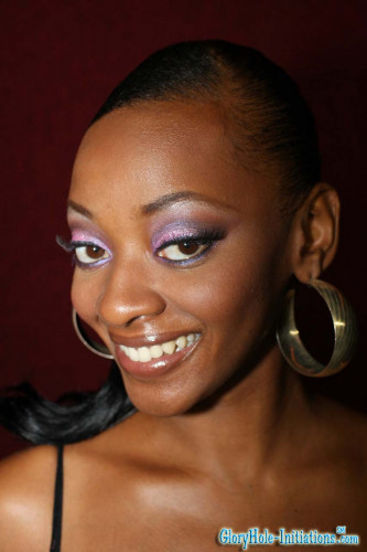 Black Betty Boo enjoying glory hole