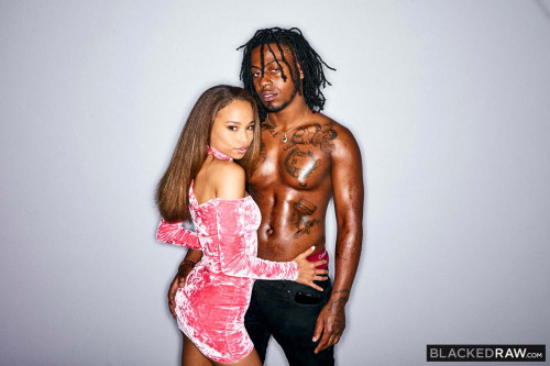 Ebony Cecilia Lion riding huge black cock