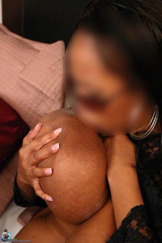 Busty Cheron baring her enormous tits