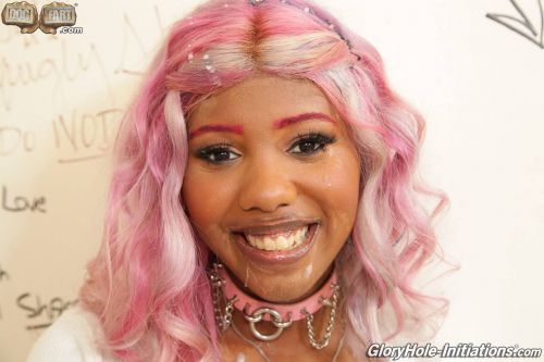 Kinky ebony Daizy Cooper glory hole