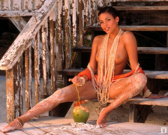 Black Playboy Playmates Daphnee Duplaix