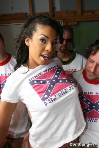 Ebony Desiree Diamond gang bang party