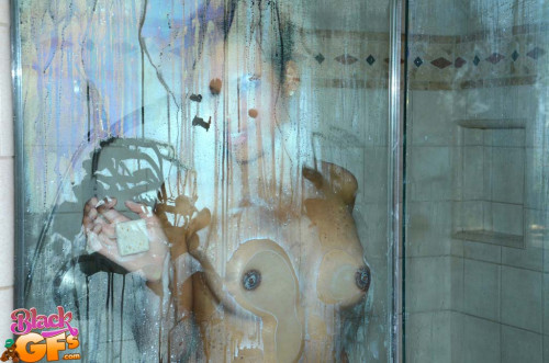 Diamond Banks taking hot shower