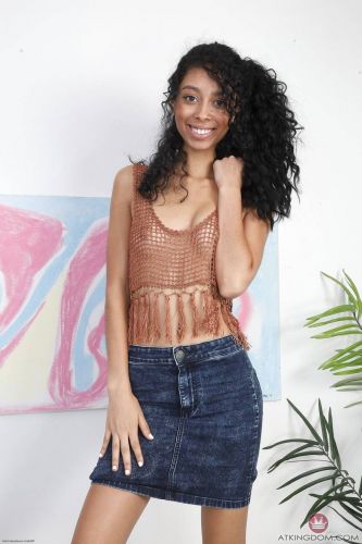 Skinny Jada Doll playing pink dildo