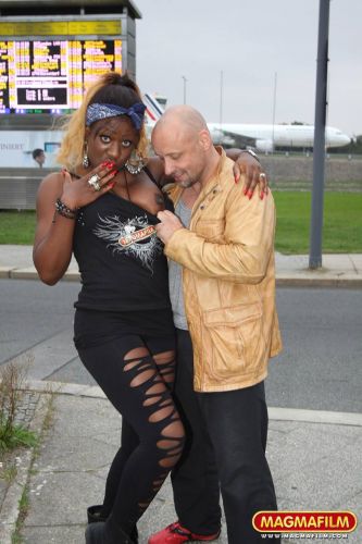 Ebony Josy Black drilled by white prick