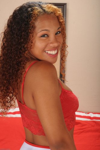 Black amateur Kali Woods