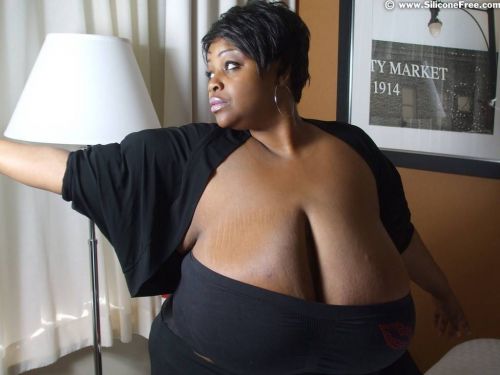 Black BBW MILF Kristy Love baring big tits