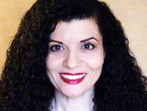 Classy ebony beauty Michelle Maren