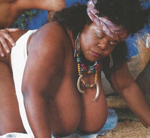 Black mature Miss Twin Towers riding white cock