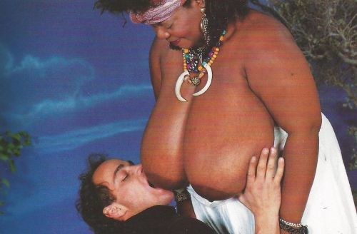 Black mature Miss Twin Towers riding white cock