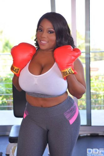 Ms Yummy getting cum on her big tits