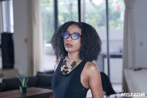 Black babe Olivia Jayy fucked by white cock