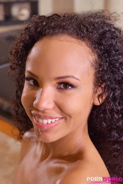 Ebony hottie Romy Indy nailed by black cock