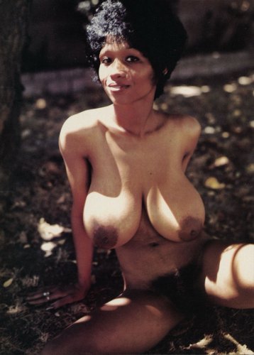 Ebony classic pornstar Sylvia McFarland