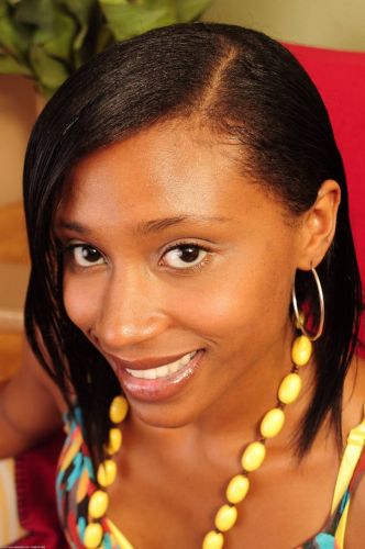 Adorable black babe Valarie Gibson