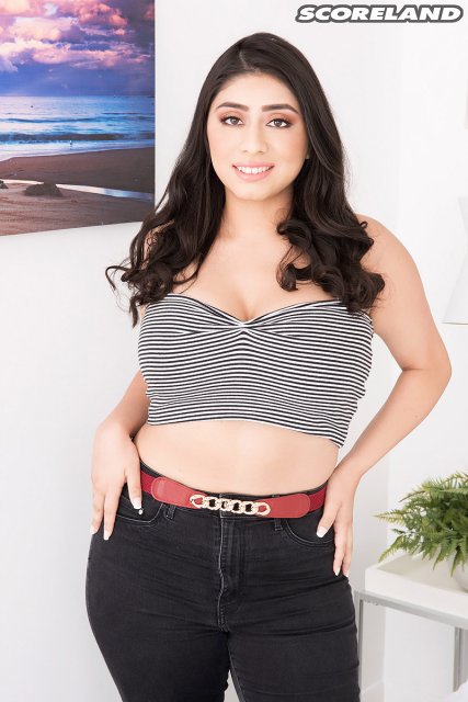 Gorgeous Violet Myers sucking white boner