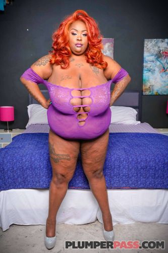 Giant black babe Zariah June